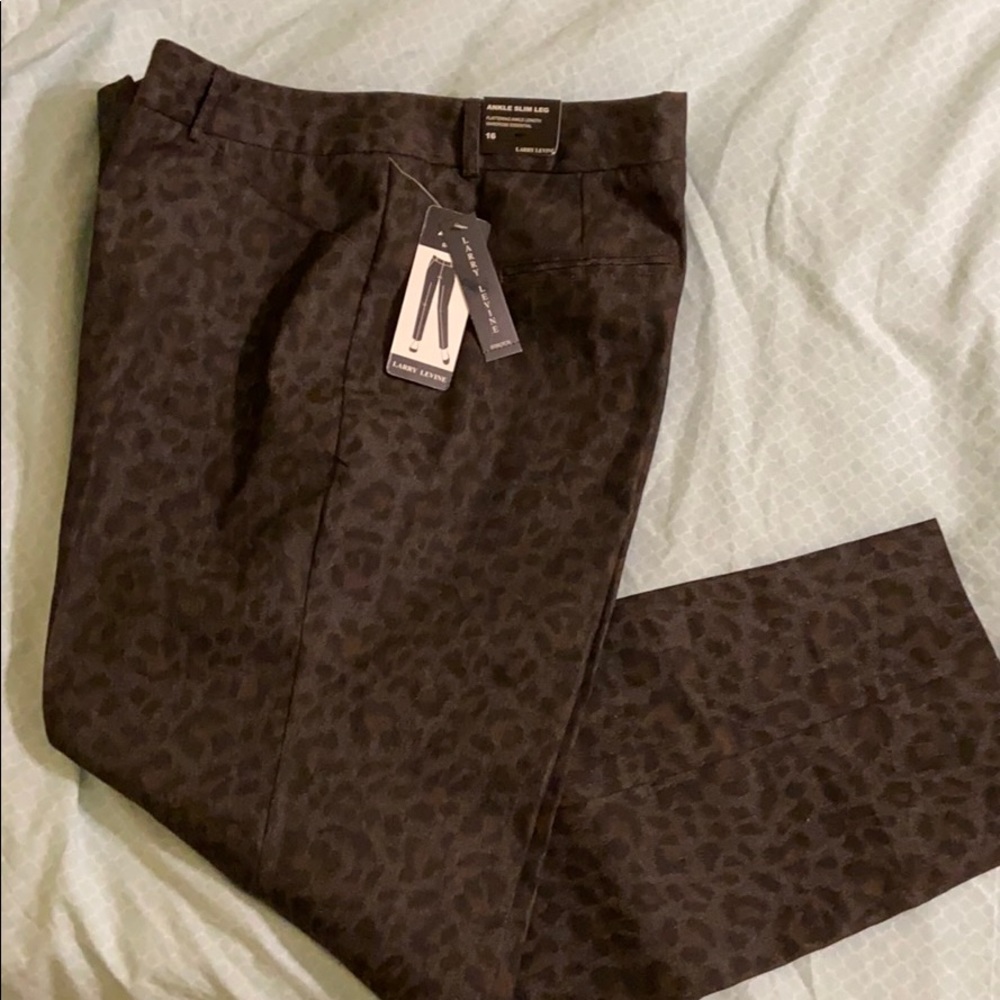 Cheetah Print Ankle Pants